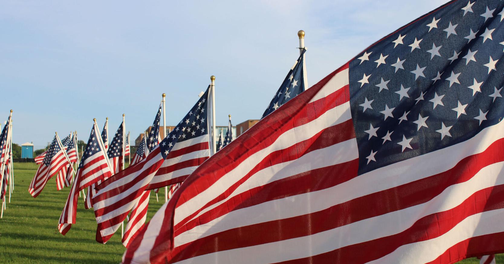 Flags flying again for Danville Rotary Club's Field of Honor - Vimarsana News
