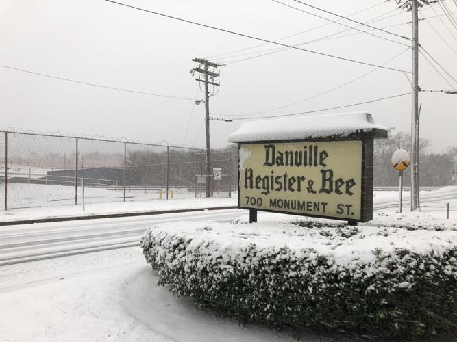 UPDATE Snow continues to fall in Danville; roads dangerous