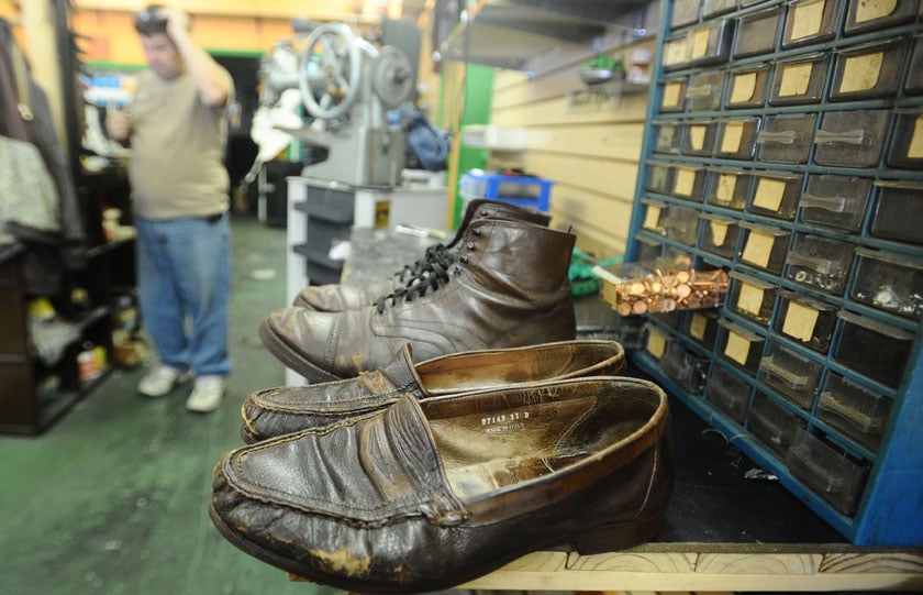Danville shoe repair store 