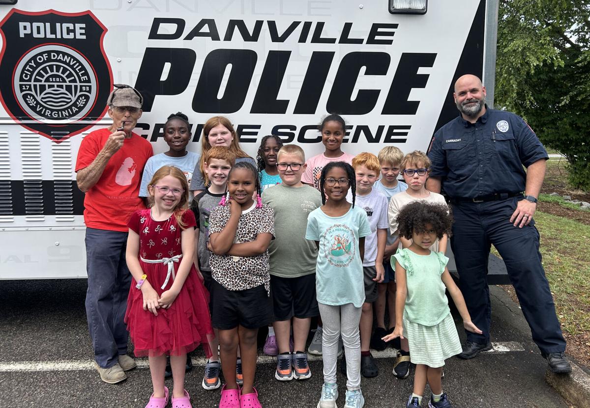 Children learn forensic science at Danville camp