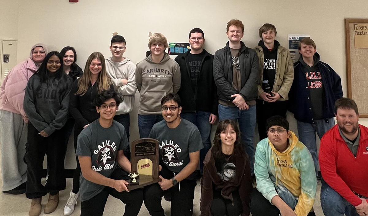 Galileo High School's scholastic bowl wins region title