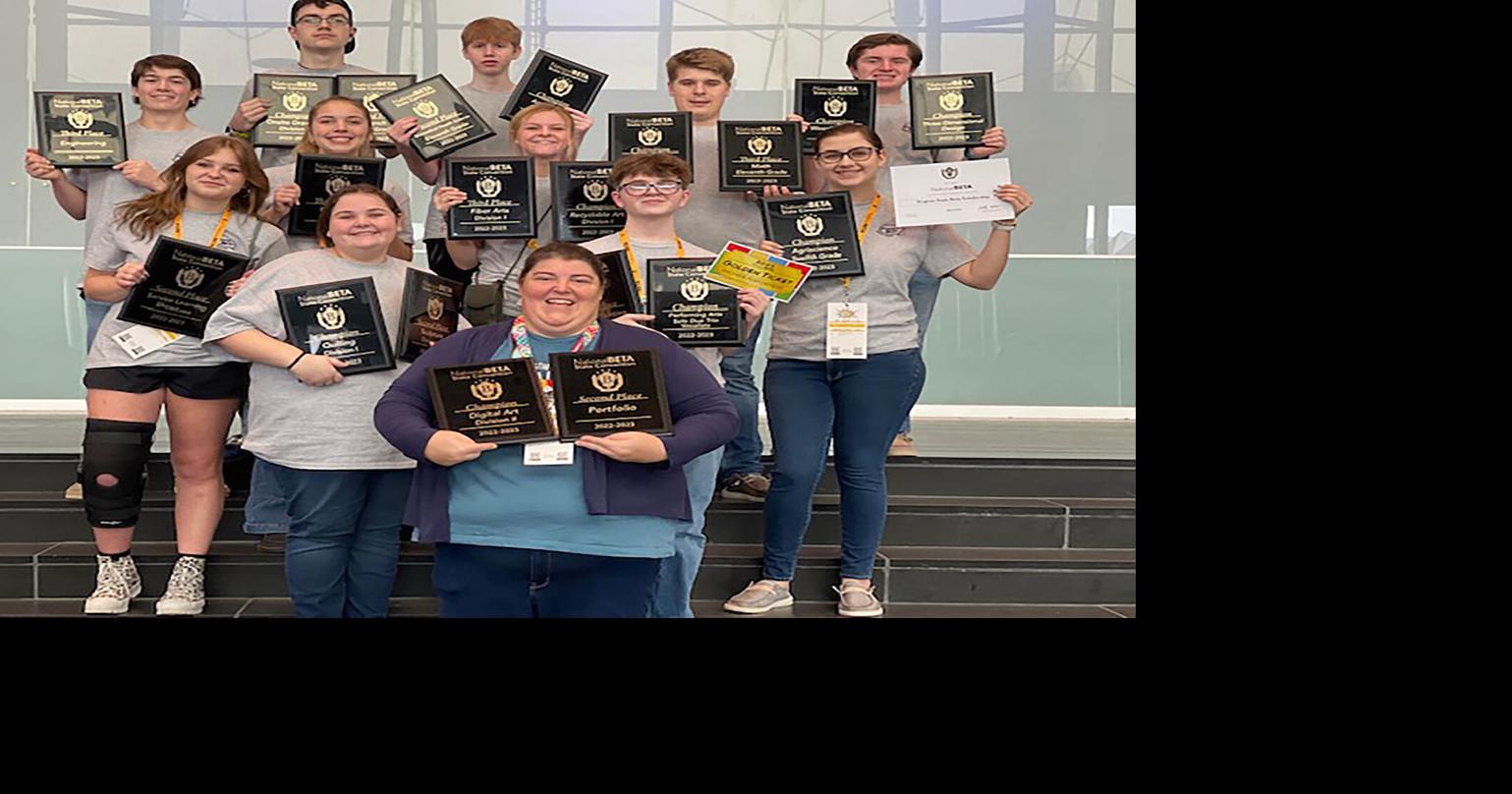 Tunstall High School Beta Club brings home awards from state convention; sets eyes to national level