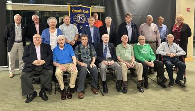 Danville Kiwanis Club members honored for perfect attendance