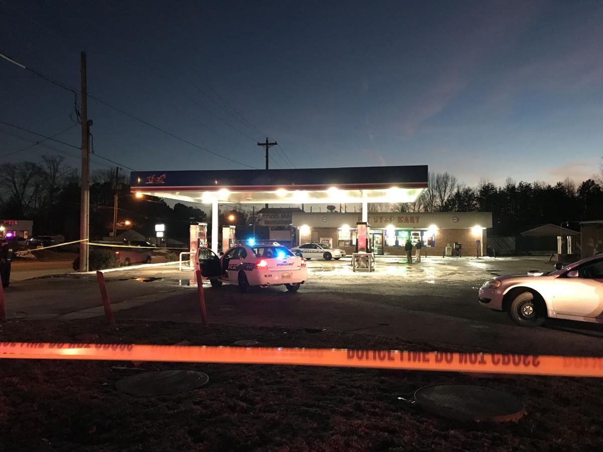 Shooting rattles Danville gas station