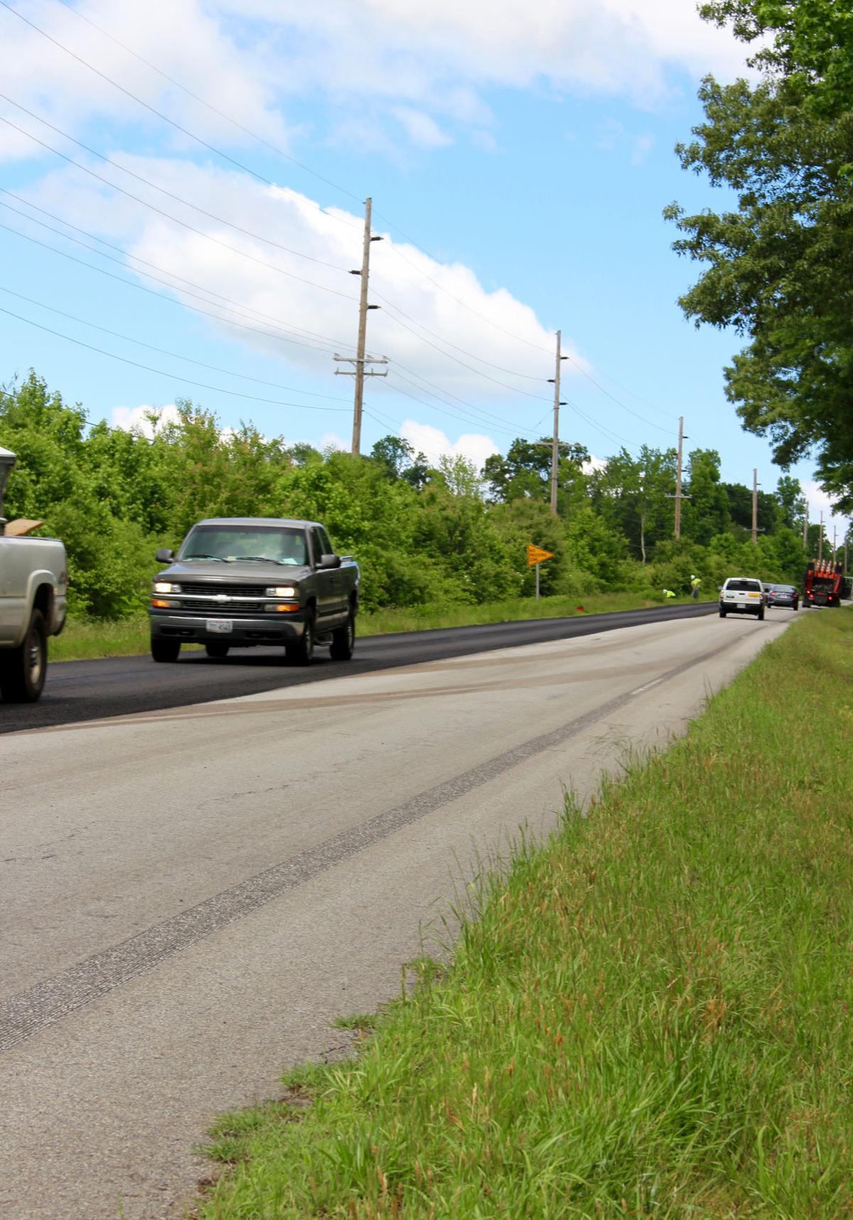 Franklin Turnpike road work uses different kind of treatment