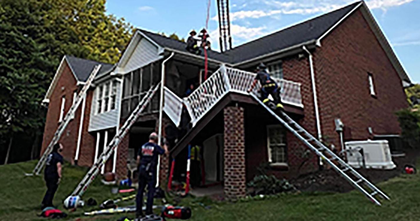 Crews rescue Blairs woman trapped after deck collapses - Vimarsana News