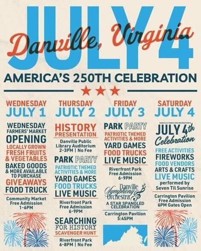 City to host four days of fun for America's 250th