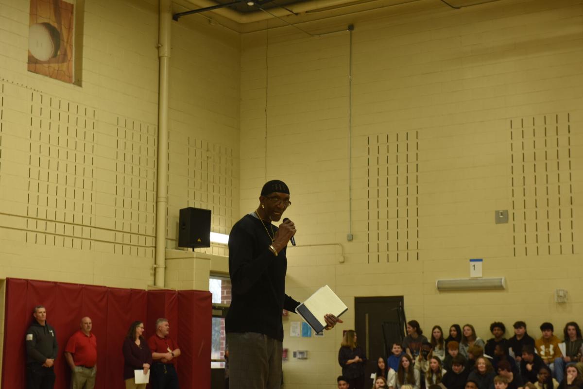 The tallest man in America visits Pittsylvania County Schools for  anti-bullying campaign