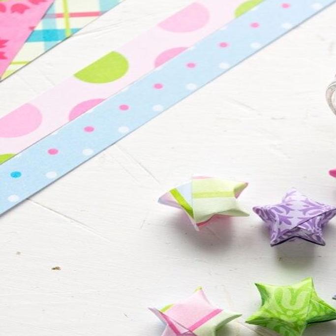Make Folded Paper Stars  Origami lucky star, Origami crafts