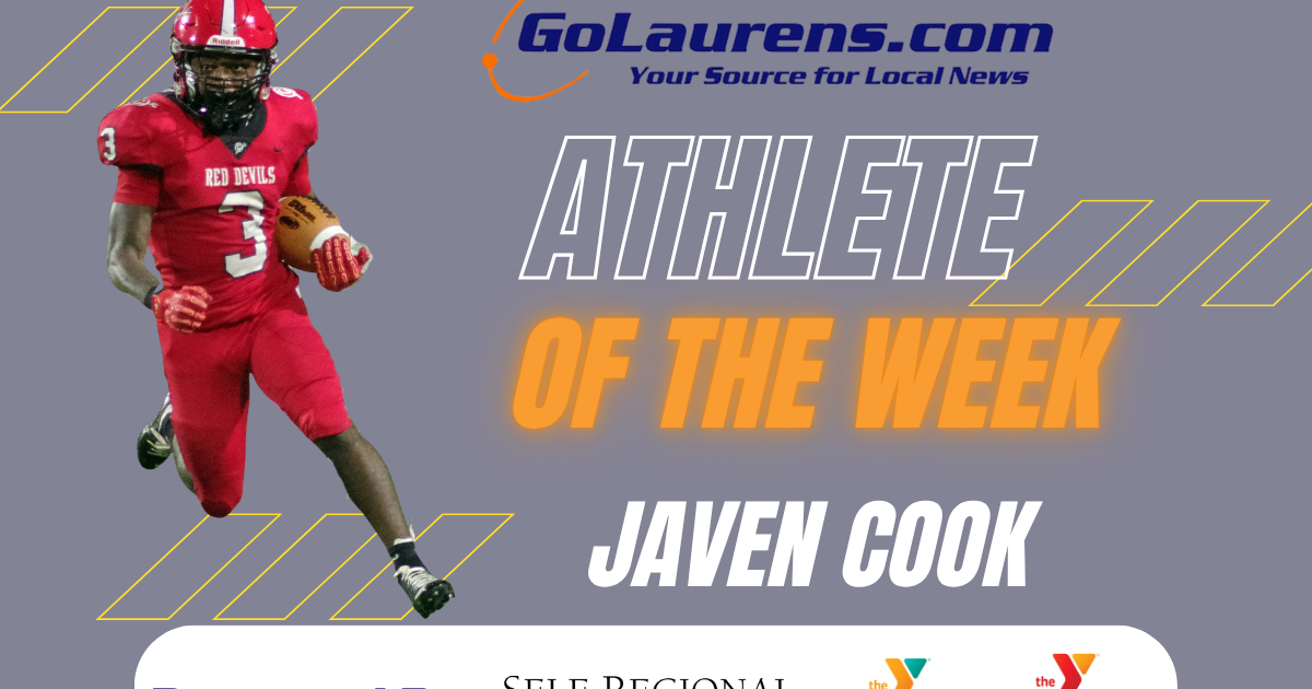 Javen Cook named Athlete of the Week Sports(00)