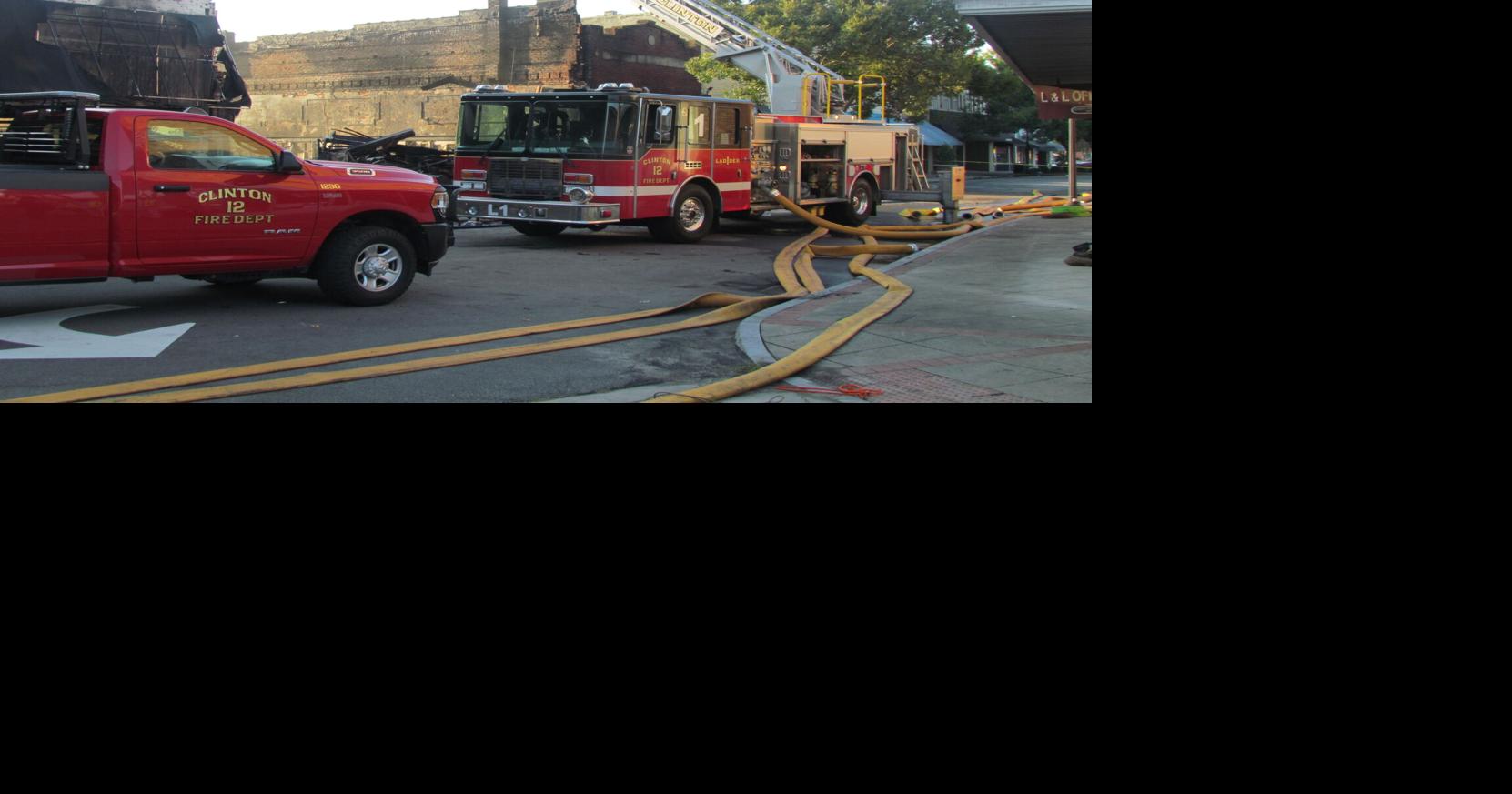 Photos: Aftermath of devastating fire in downtown Clinton | News ...