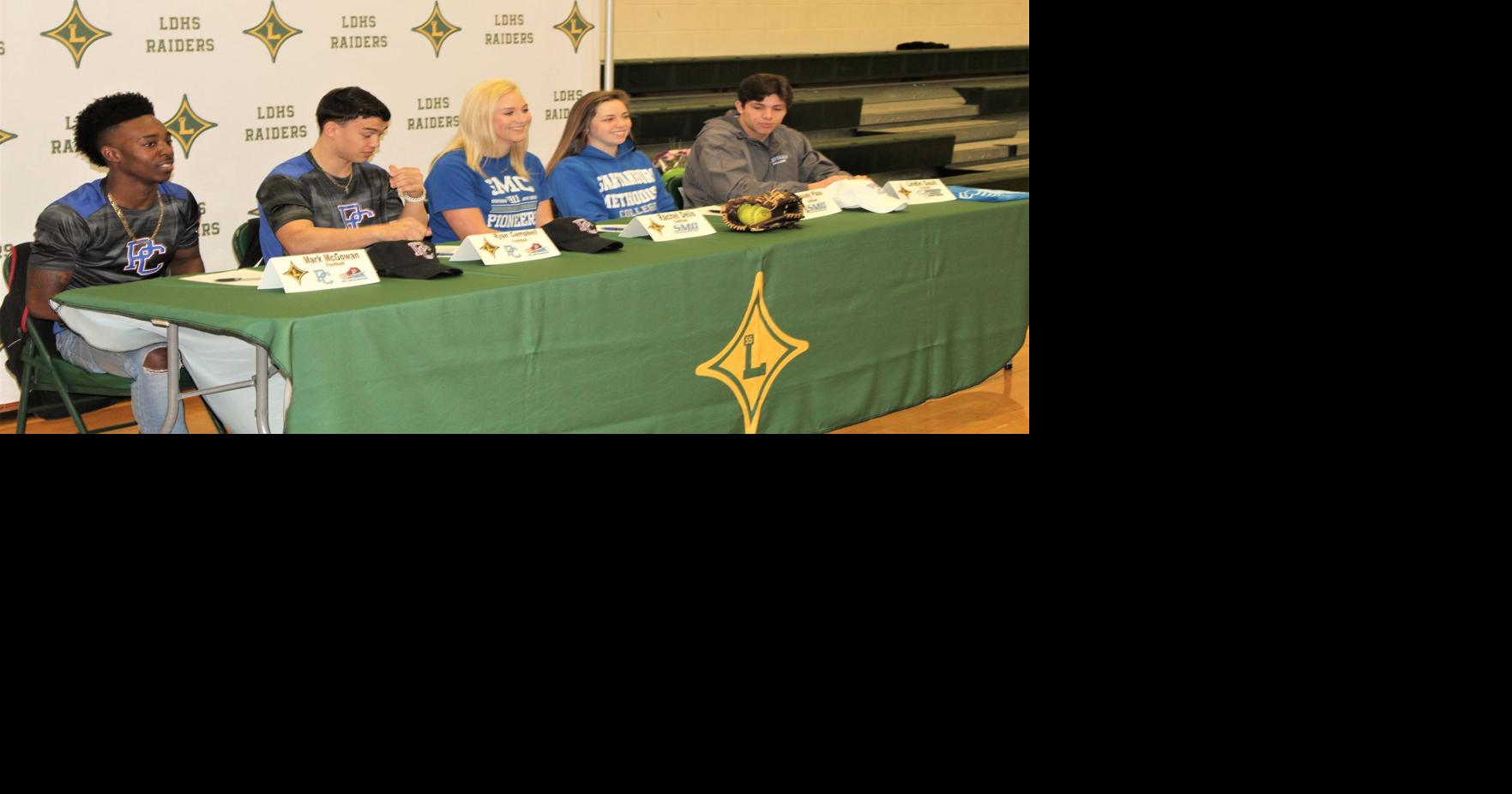 Five LDHS athletes sign with three colleges | Sports | golaurens.com