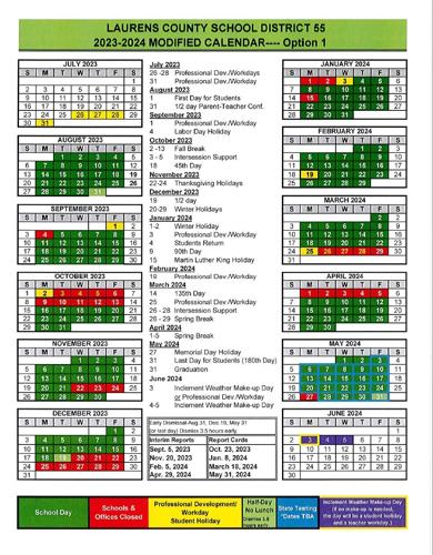 Laurens County School Calendar 2024 25 Dusty Glynnis Laurens County School Calendar 2024 25 Dusty Glynnis