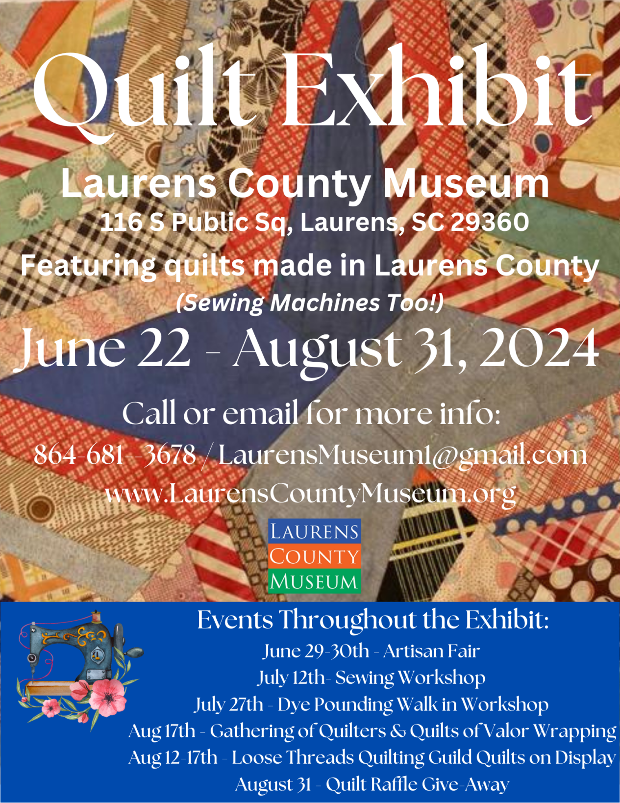 'Historic Quilts Of Laurens County' Exhibit Opens This Month At The ...