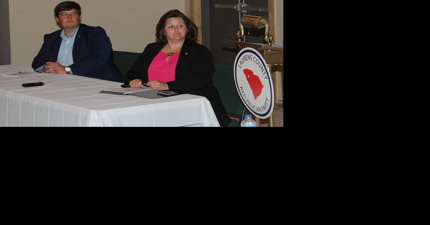 Garrett, Patterson conduct friendly joust for County Council seat