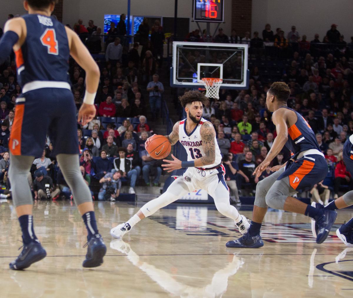 Men S Basketball Gonzaga Rolls Over Pepperdine And Wins Wcc