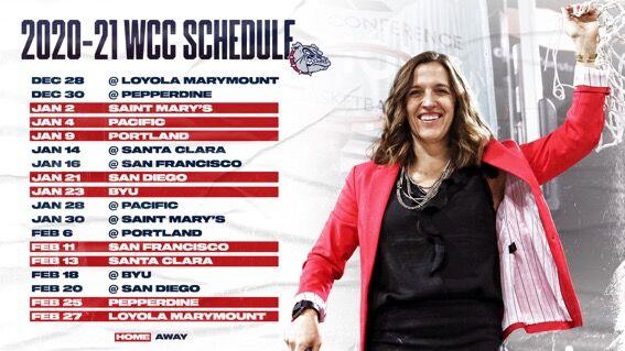 Basketball: WCC releases Gonzaga women's hoops 2020 schedule | Sports | gonzagabulletin.com