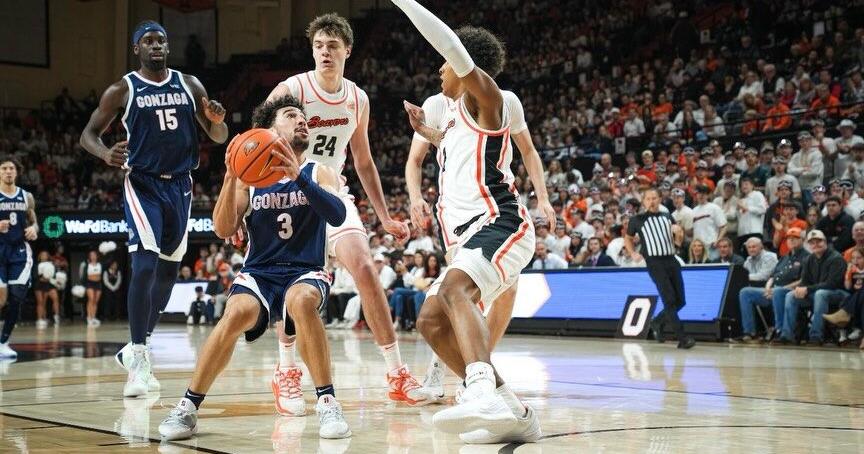 No. 12 Gonzaga bounces back with 81-61 win over Oregon State