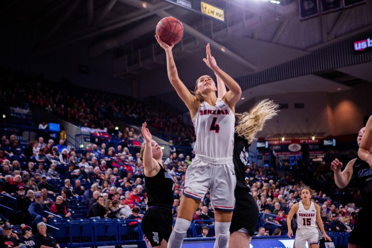 Women S Basketball Gu Thumps Warner Pacific In Home Tune Up