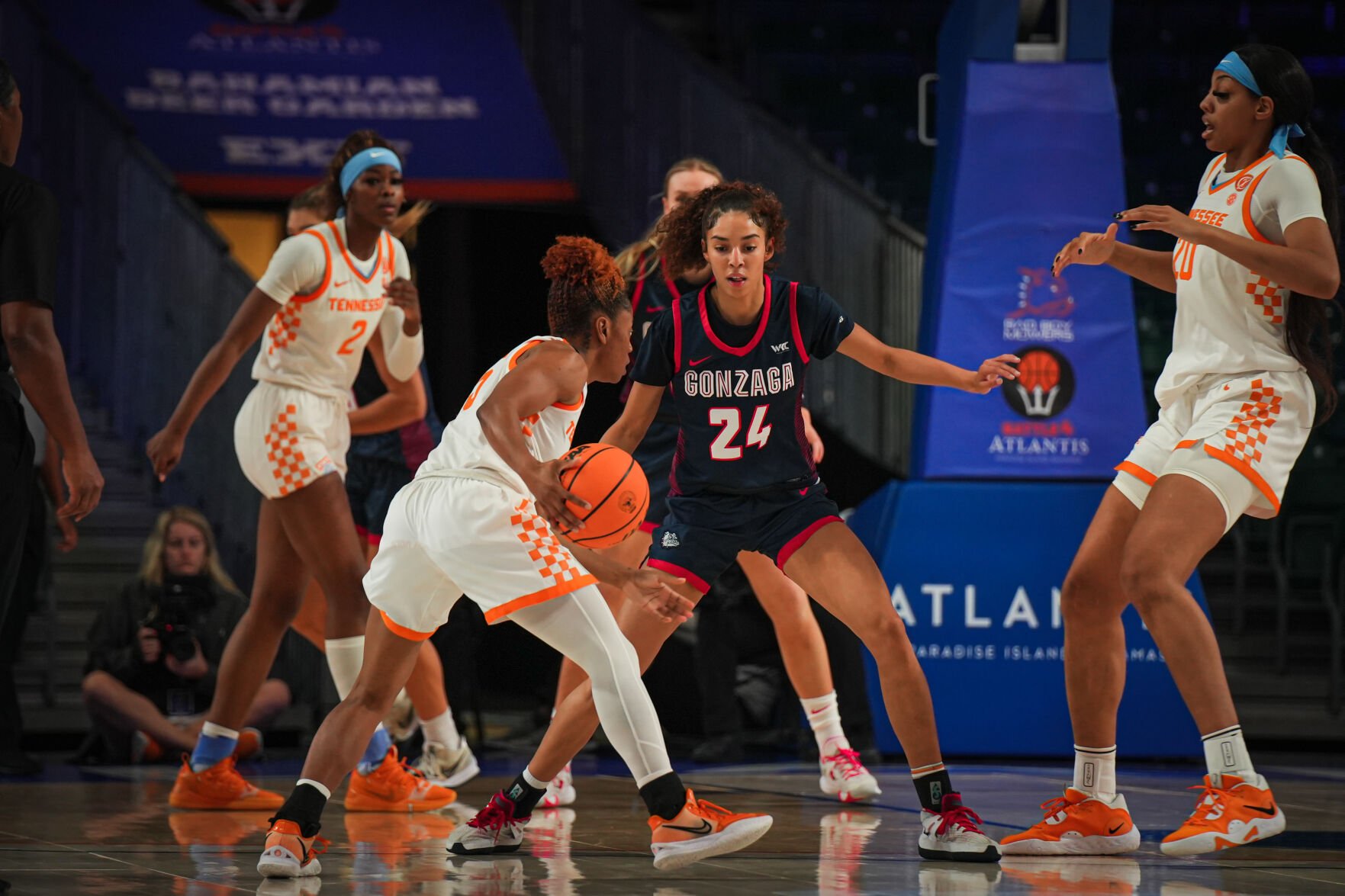 Zags Defeat No. 23 Tennessee For Third Place In Battle 4 Atlantis ...