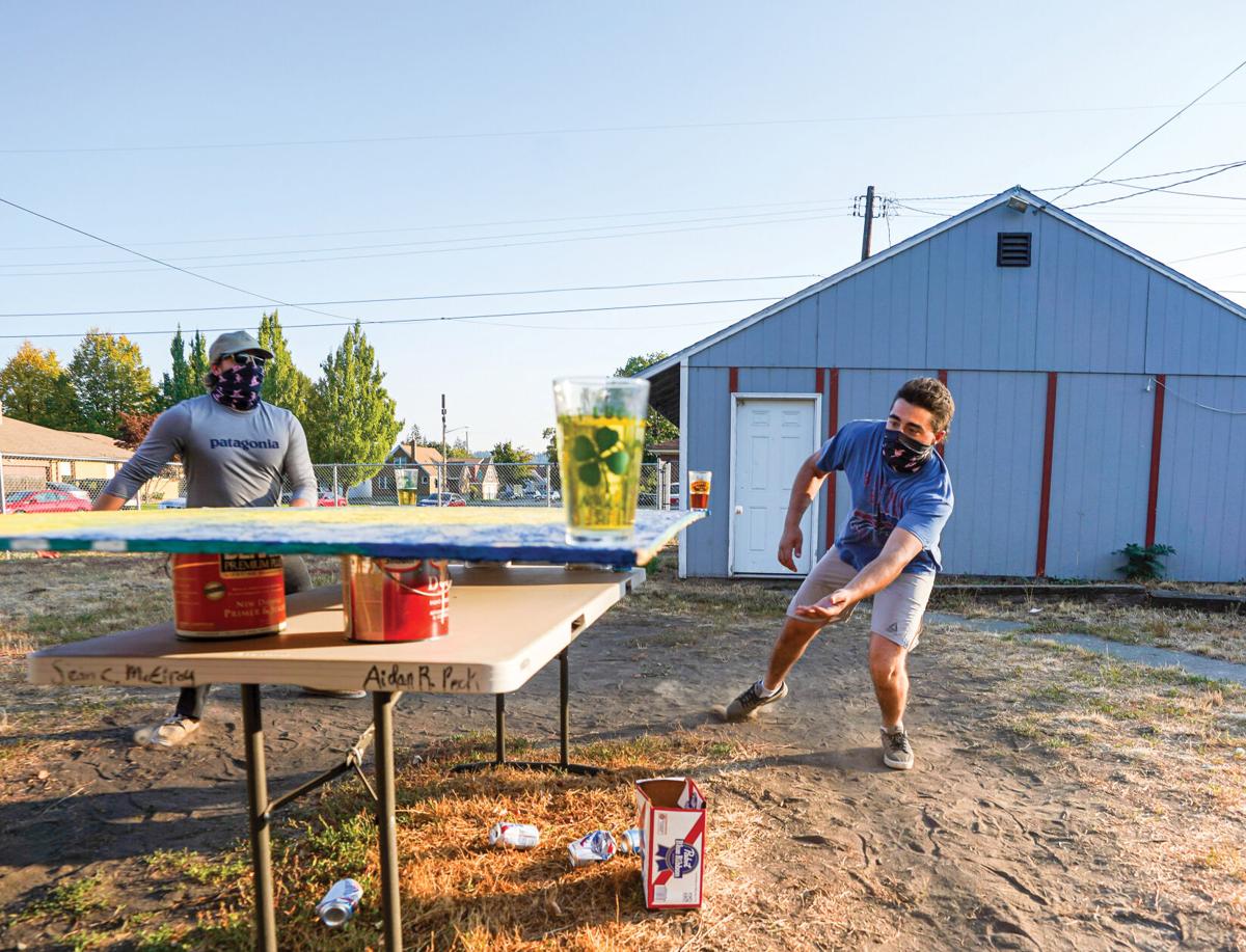 Gonzaga students find more fun in the drinking game beer dye Sports