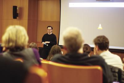 Jeffrey Rutherford On the big screen: GU alumnus and filmmaker pays a visit to campus ...