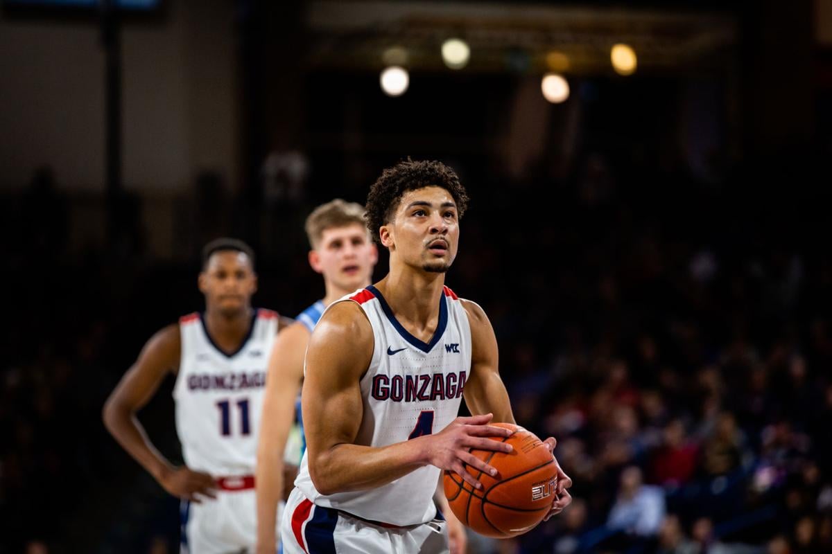 Mens Basketball Gonzaga Steamrolls Usd For A Wcc Championship
