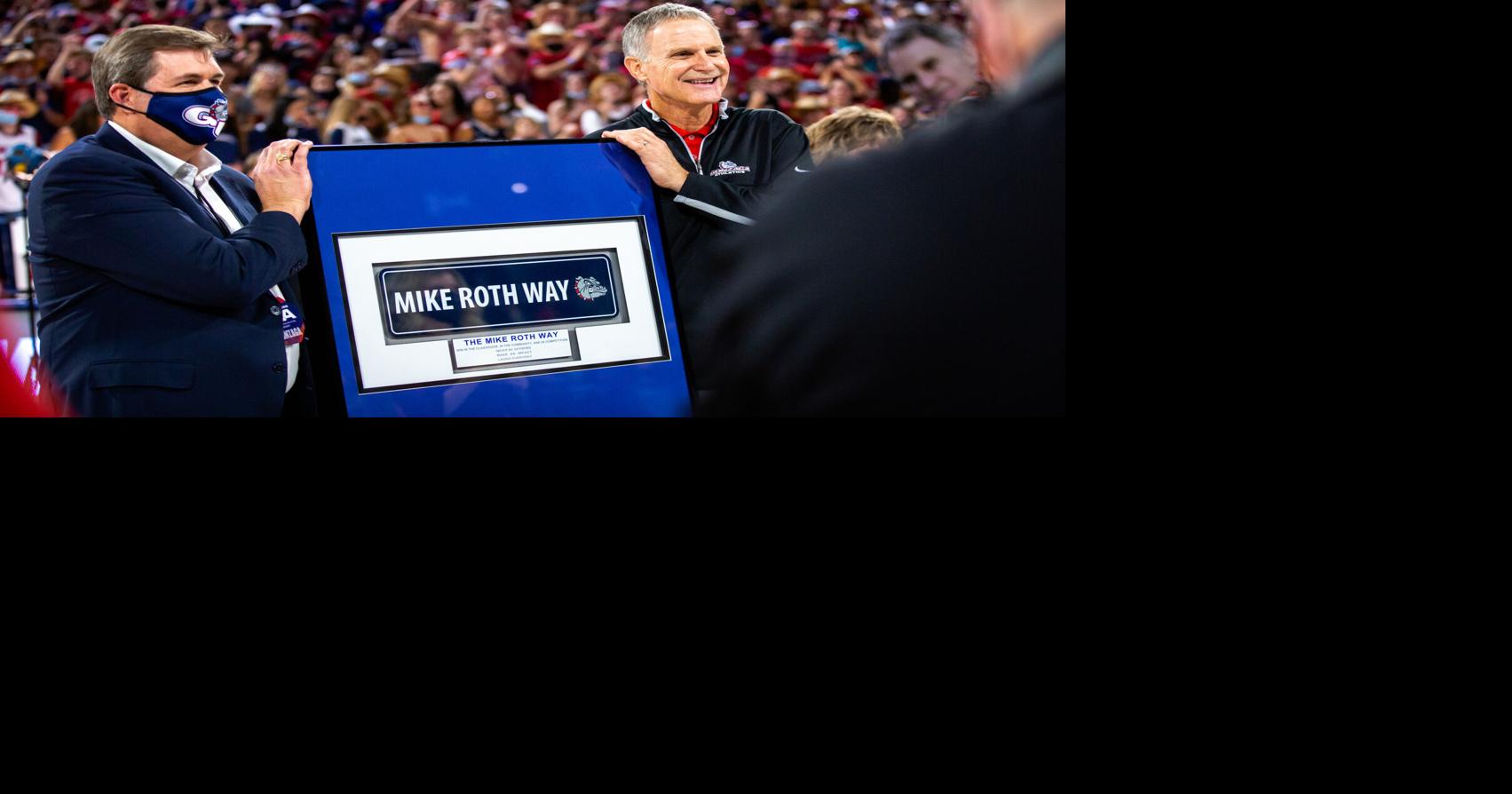 Former GU A.D. Mike Roth's legacy honored at GU vs. Texas game | Sports ...