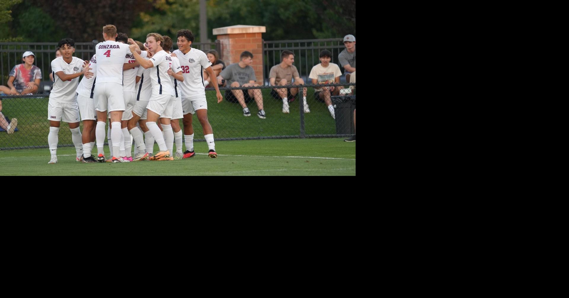 Five goals power Gonzaga men's soccer to lopsided victory in home