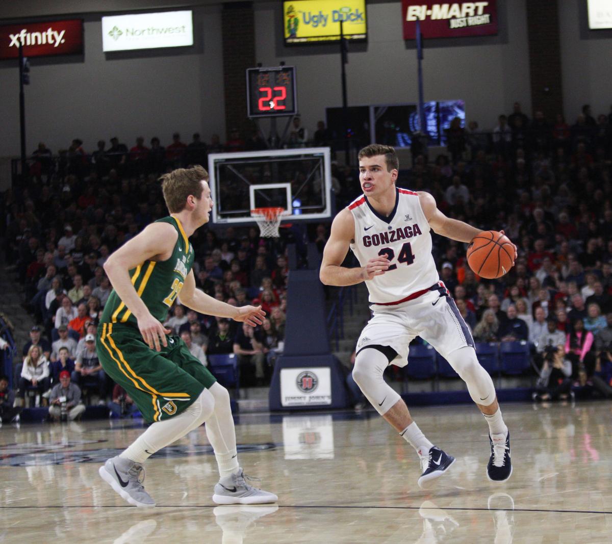 Men S Basketball Gonzaga Fights Through Cold Offense For Close Win Over Usf Gallery Gonzagabulletin Com