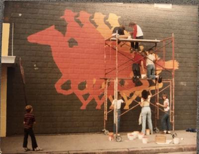 original pony mural painting crew