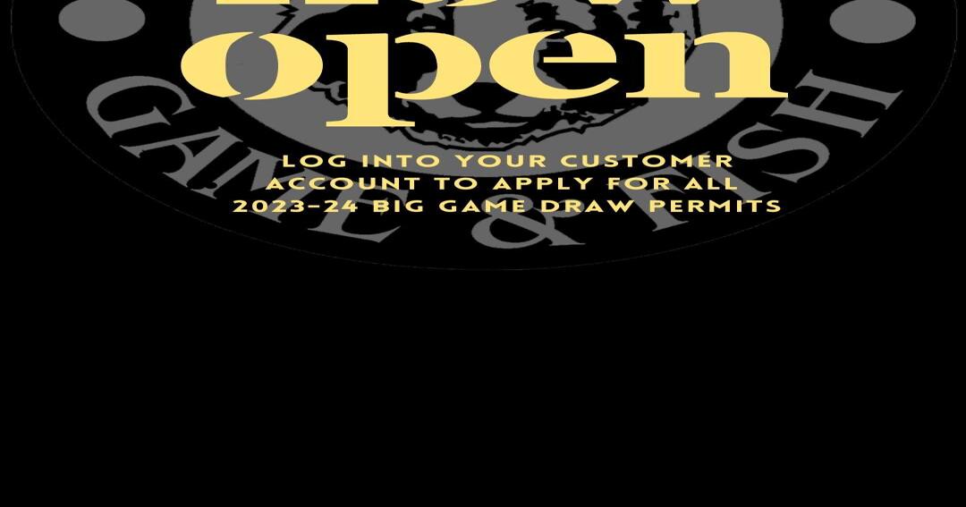 202324 Big Game Draw Open News