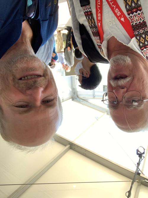 128 Virgin Galactic Chief Pilot David MacKay and Sentinel Reporter Jim Shiley