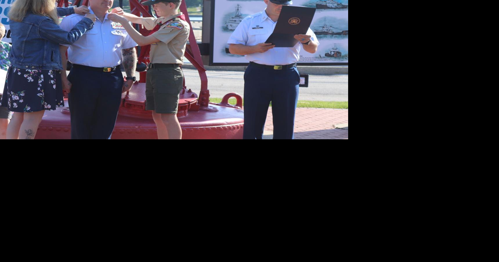 GH Coast Guard crew send off newly promoted chief-ranking officer to ...