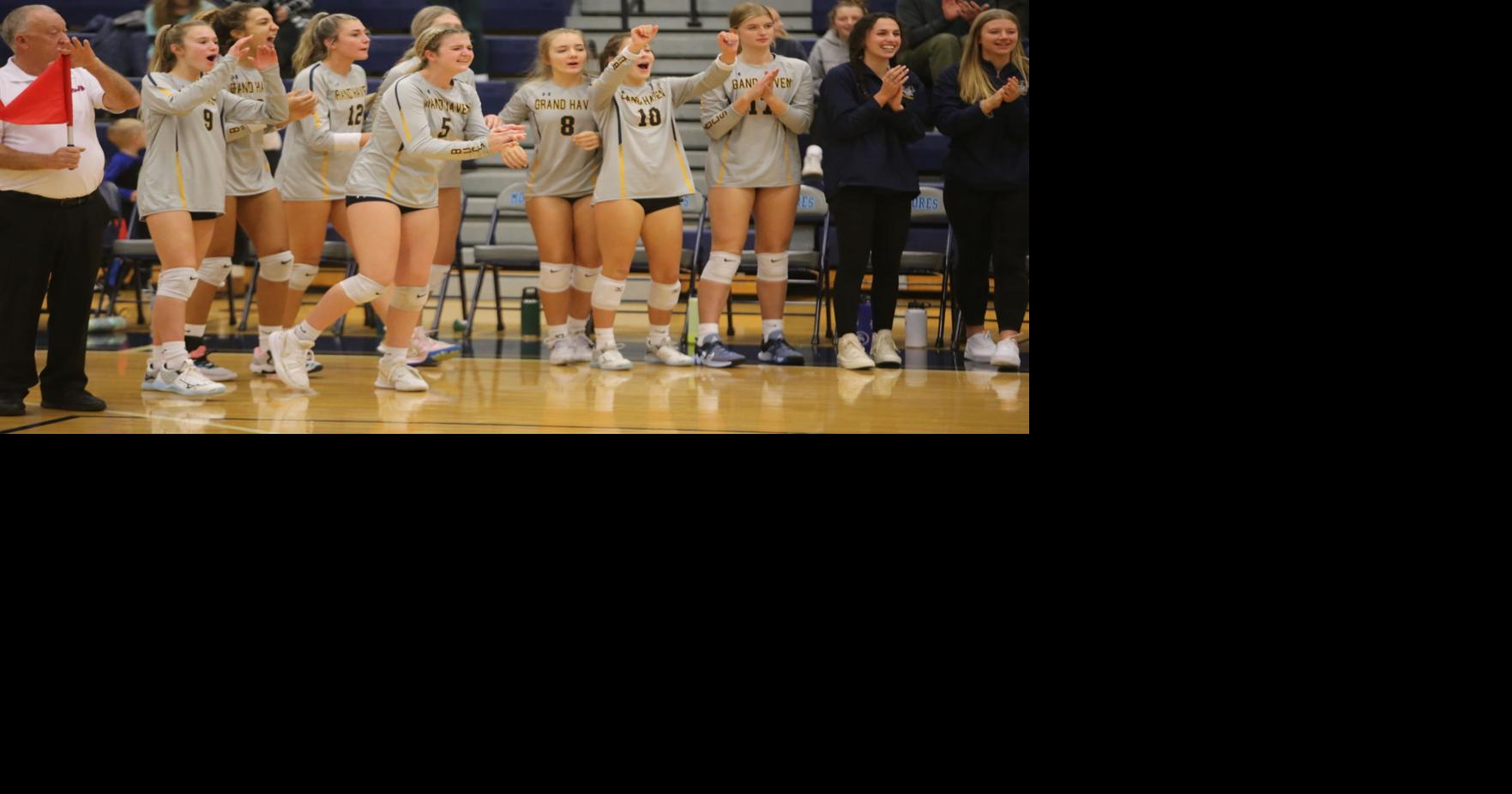 Grand Haven volleyball outlasts Coopersville to reach district final