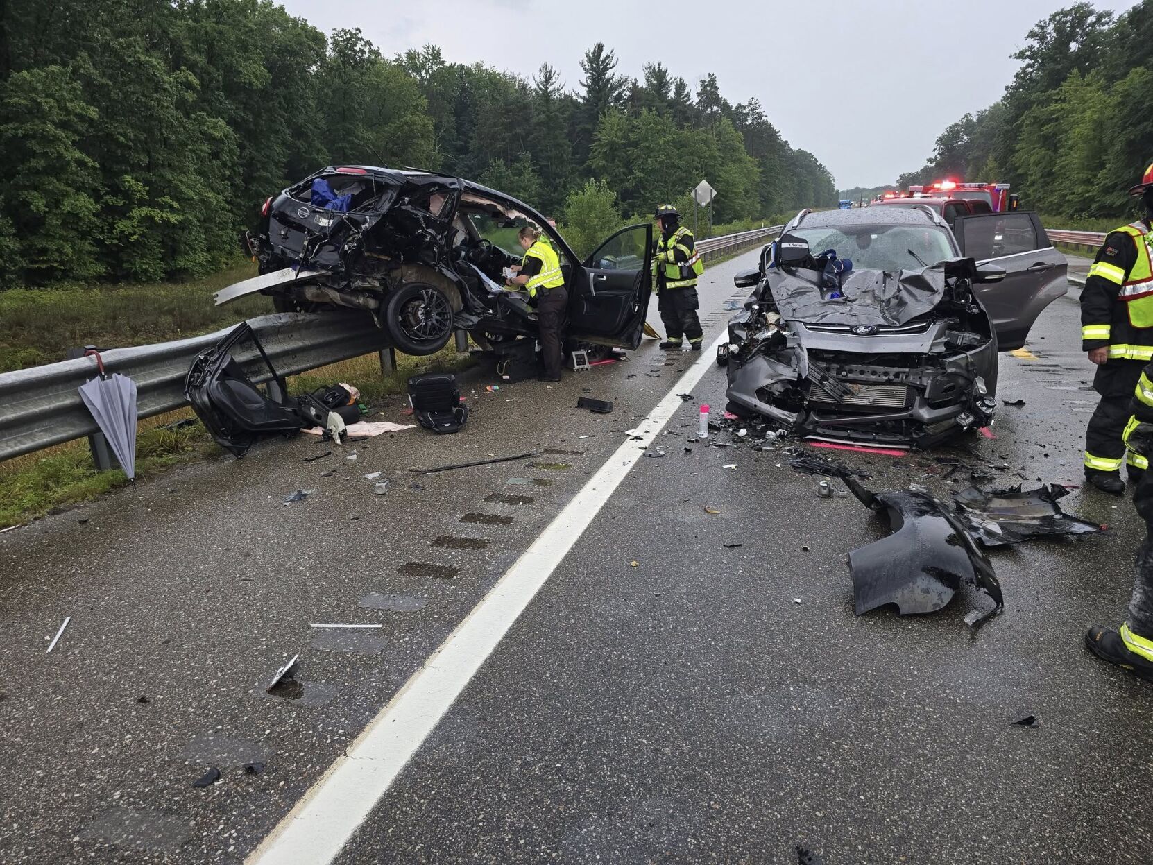 5 injured in 2-car crash on M-231 | Law Enforcement