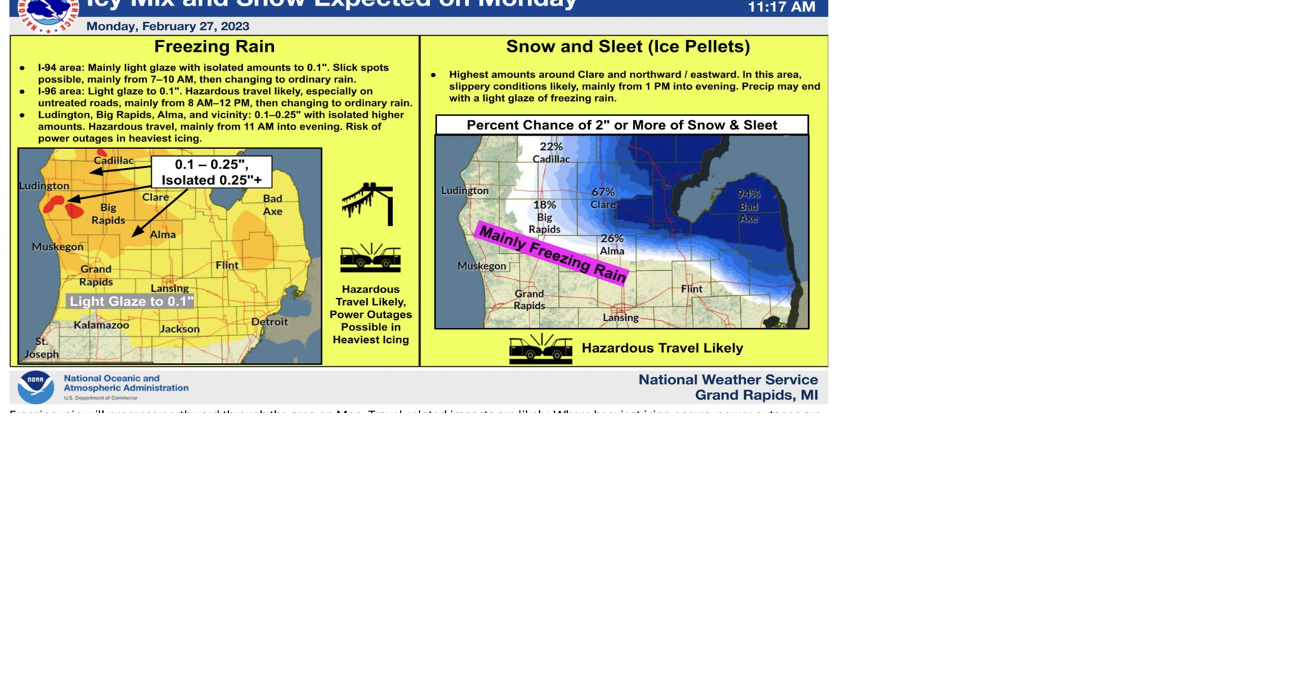Winter weather advisory goes into effect Monday morning | Local News ...