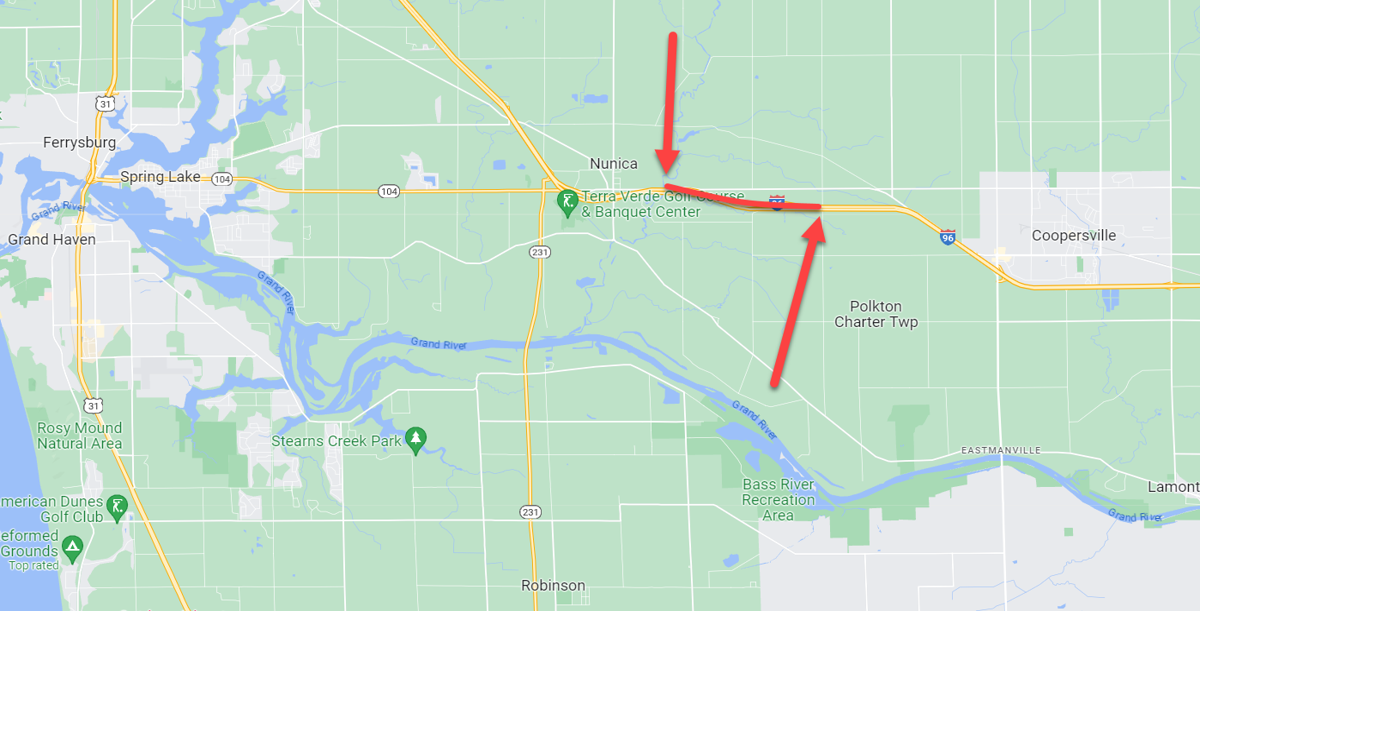 Lane closures on I96 at Crockery Creek Local News