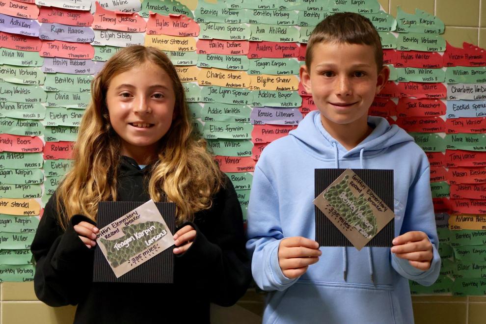 Griffin third-graders beat mileage club record