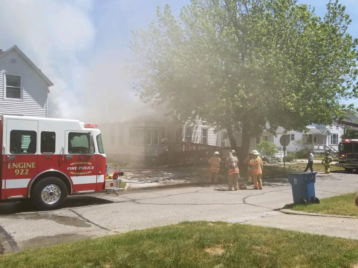 Firefighters battle blaze on Elliott Avenue Fire & EMS