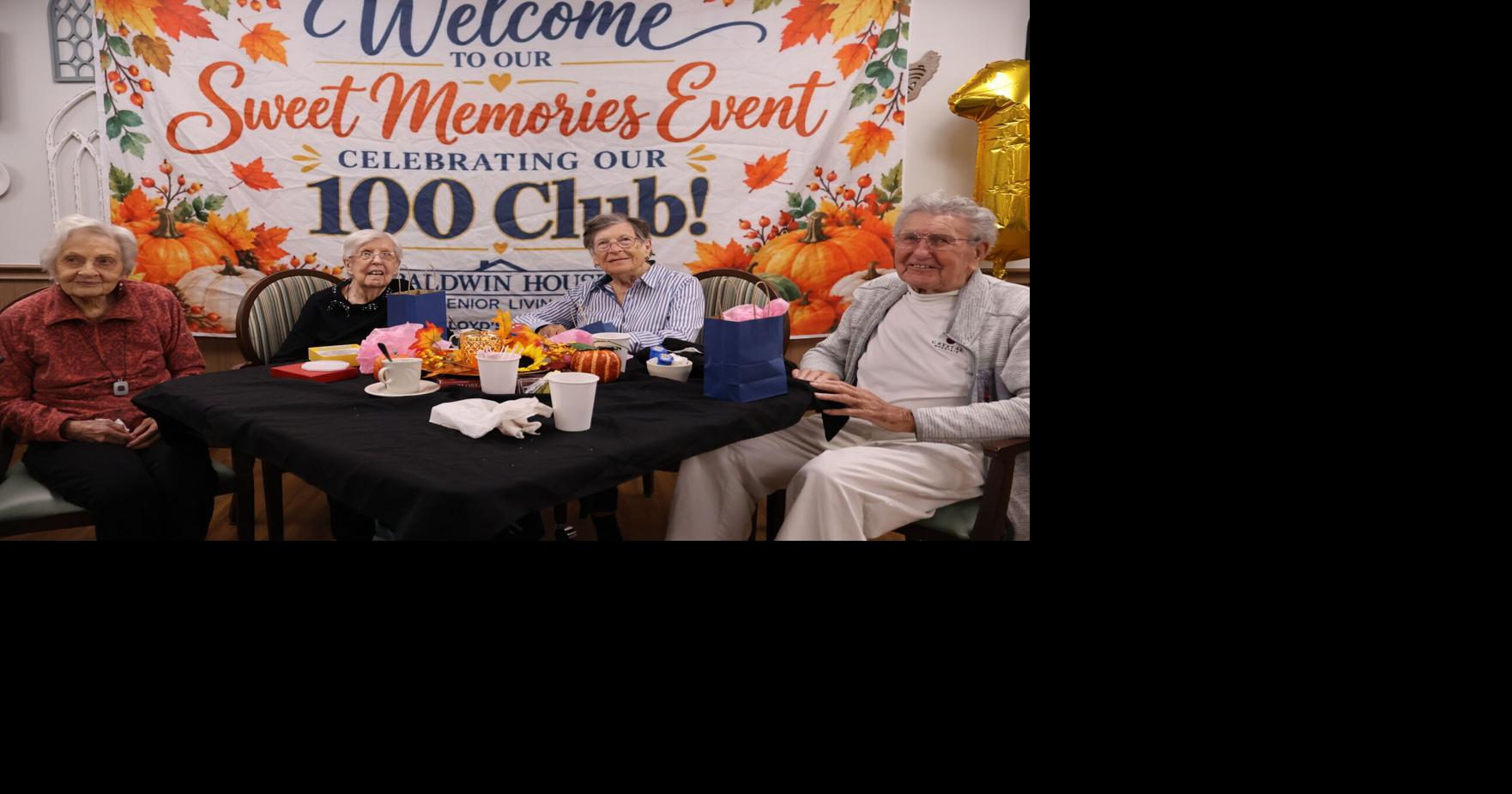 Four Baldwin House Lloyd’s Bayou residents celebrate induction to 100s Club