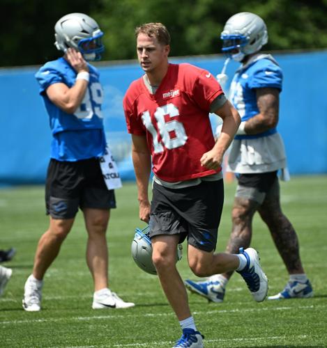 Lions QB Jared Goff 'intentional'in building chemistry with Cade Mays
