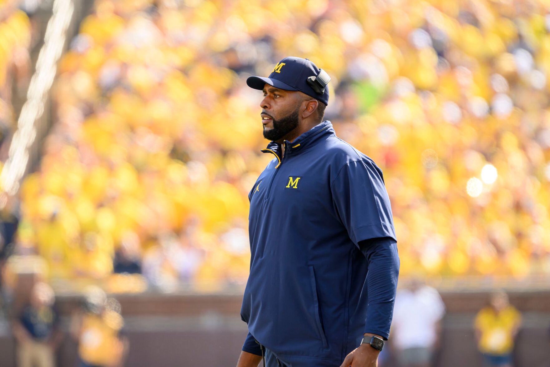 Ex-UM coach Sherrone Moore detained by police shortly after firing ...