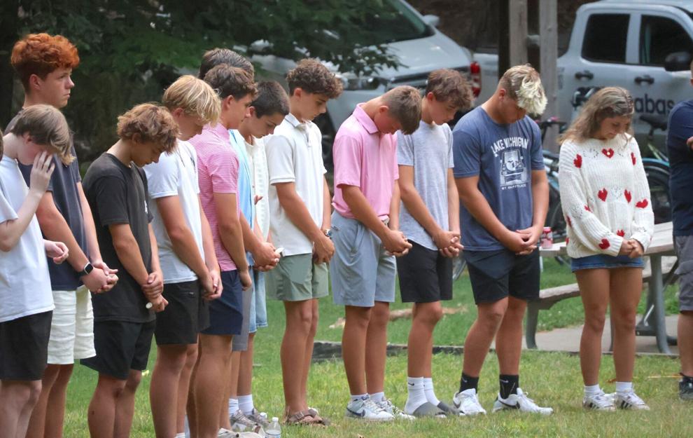 Students gather to remember classmate