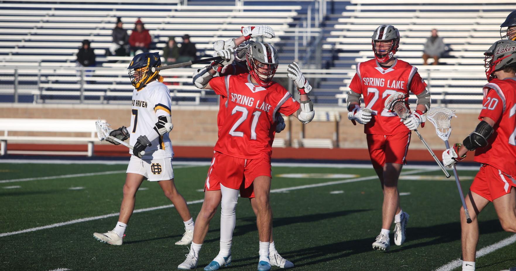 Laker boys hang on in final minutes for lacrosse win over Grand Haven