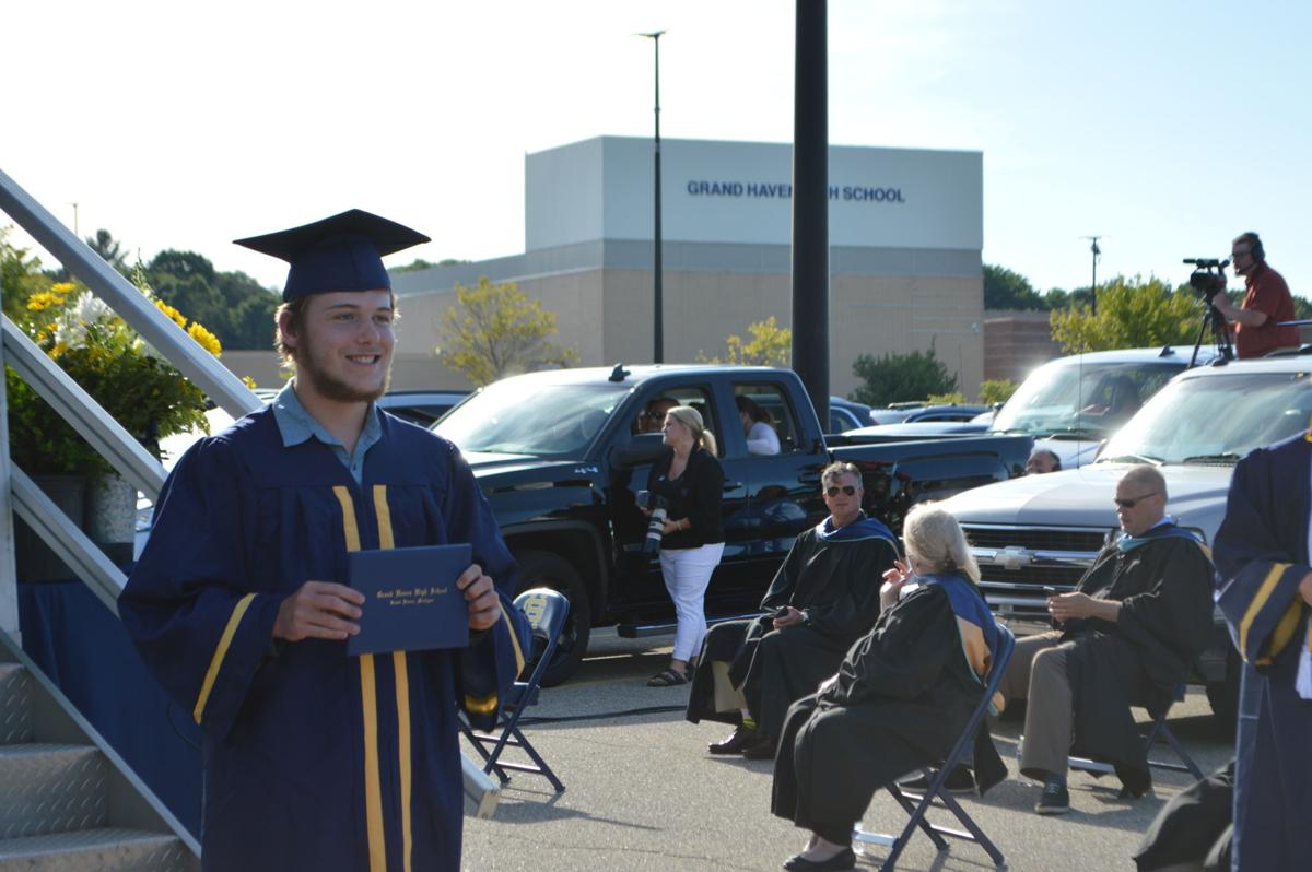 Grand Haven High School seniors celebrate graduation Multimedia