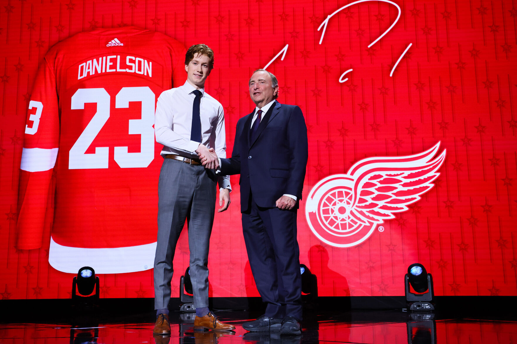 Red Wings select forward and defenseman with first round picks Sports grandhaventribune