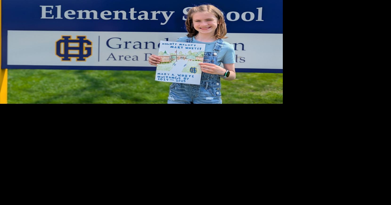 4th-grader designs last Mary A. White yearbook cover