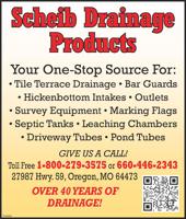 SCHEIB DRAINAGE PRODUCTS, INC. - 75166906