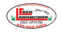 Eden discount lawnmower shop